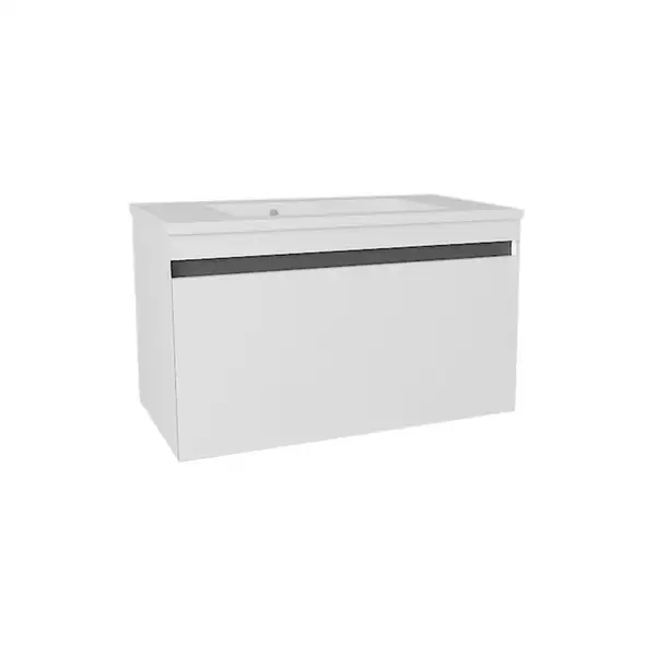 Тумба с раковиной 60 см Devit Up, белый (0W20120W) фото 1 Aquada.com.ua