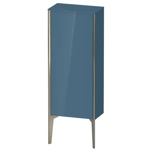 Шкафчик напольный Duravit XViu 40 x 24 х h113 см, голубой глянцевый лак (XV1305LB147) фото 1 Aquada.com.ua