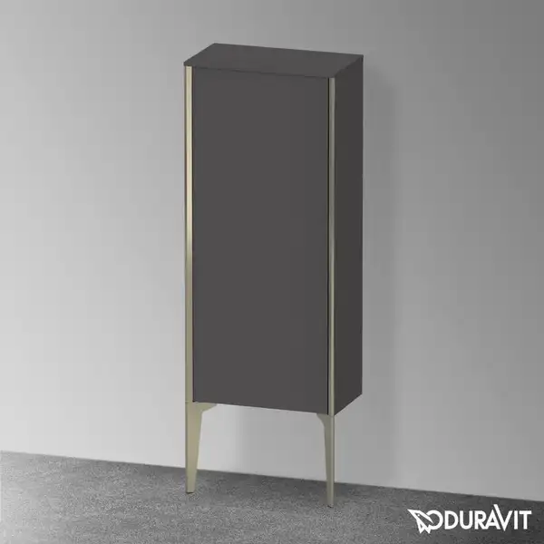 Шкафчик напольный Duravit XViu 40 x 24 х h113 см, графит матовый (XV1305LB149) фото 2 Aquada.com.ua