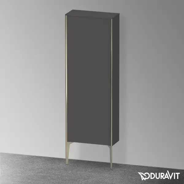 Шкафчик напольный Duravit XViu 50 x 24 х h157 см, графит матовый (XV1316LB149) фото 2 Aquada.com.ua