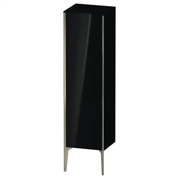 Шкафчик напольный Duravit XViu 40 x 36 х h157 см, чёрный глянцевый (XV1325LB140) фото 1 Aquada.com.ua