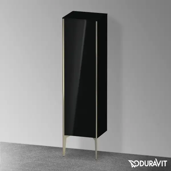 Шкафчик напольный Duravit XViu 40 x 36 х h157 см, чёрный глянцевый (XV1325LB140) фото 2 Aquada.com.ua