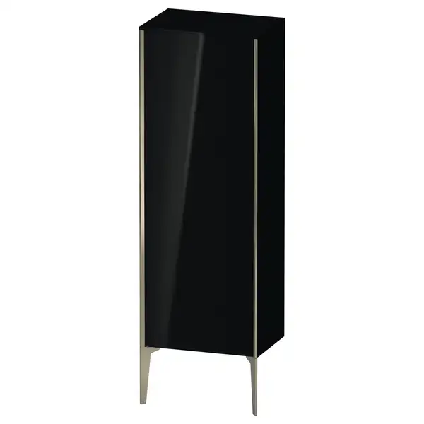 Шкафчик напольный Duravit XViu 50 x 36 х h157 см, чёрный глянцевый (XV1326LB140) фото 1 Aquada.com.ua