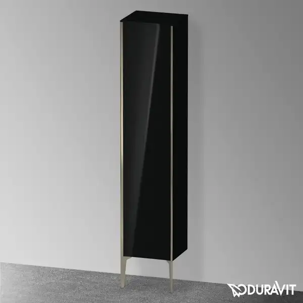 Шкафчик напольный Duravit XViu 40 x 36 х h201 см, чёрный глянцевый (XV1335LB140) фото 2 Aquada.com.ua