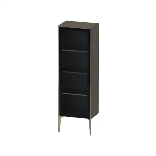 Шкафчик напольный со стеклянными дверцами Duravit XViu 50 x 36 х h157 см, сосна коричневая (XV1368LB151) фото 1 Aquada.com.ua