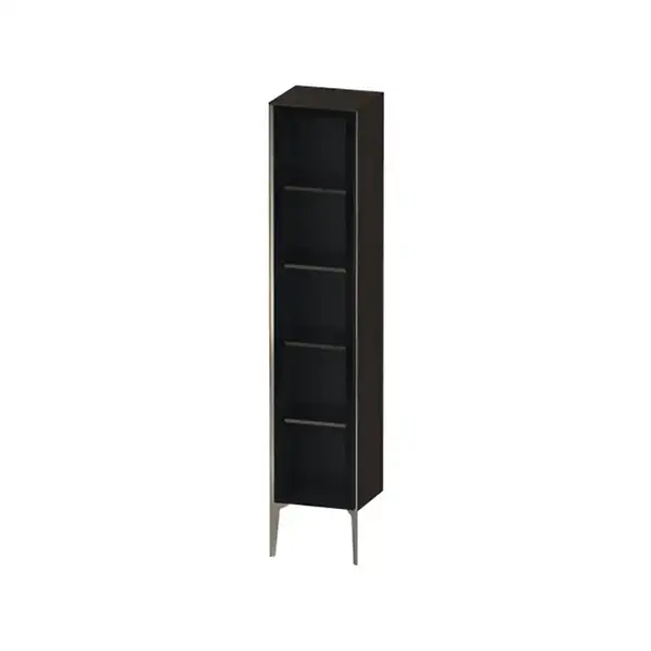 Шкафчик напольный со стеклянными дверцами Duravit XViu 40 x 36 х h201 см, орех брашированный (XV1375LB169) фото 1 Aquada.com.ua