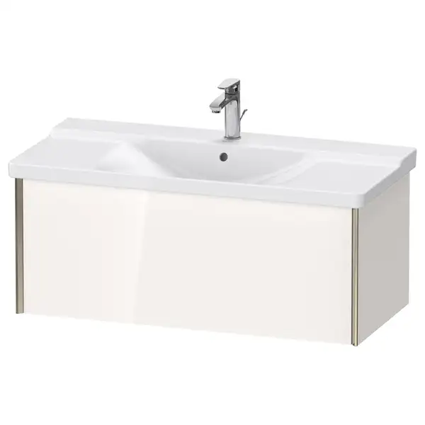 Тумба подвесная под раковину Duravit XViu 101 x 46,9 см, белый глянцевый (XV40170B122) фото 1 Aquada.com.ua