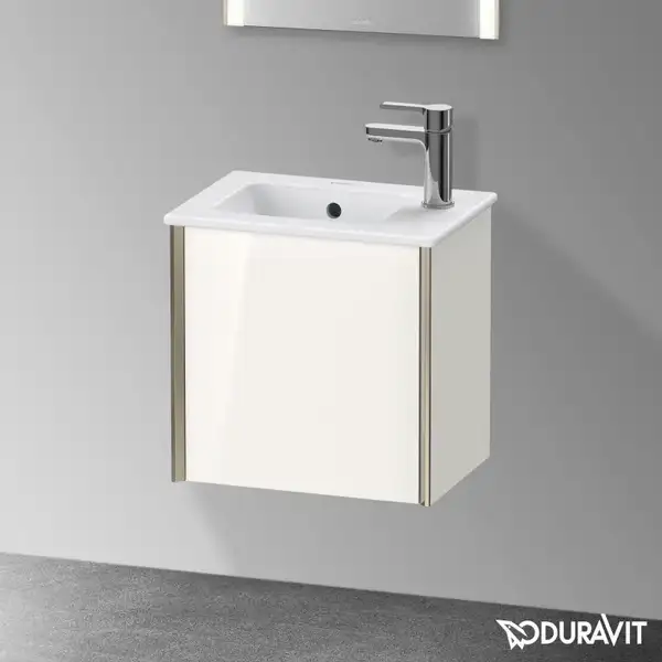 Тумба подвесная под раковину Duravit XViu 41 x 29 см, белый глянцевый (XV4024LB122) фото 2 Aquada.com.ua