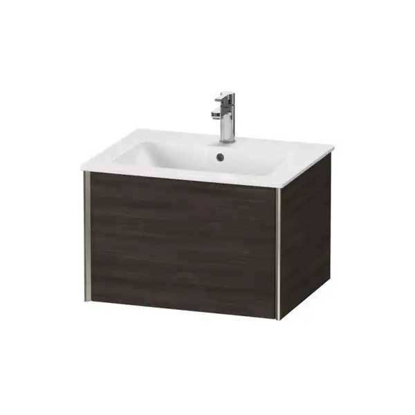 Тумба подвесная под раковину Duravit XViu 61 x 48 см, каштан тёмный (XV40250B153) фото 1 Aquada.com.ua