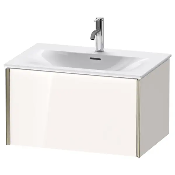 Тумба подвесная под раковину Duravit XViu 71 x 48 см, белый глянцевый (XV40330B122) фото 1 Aquada.com.ua
