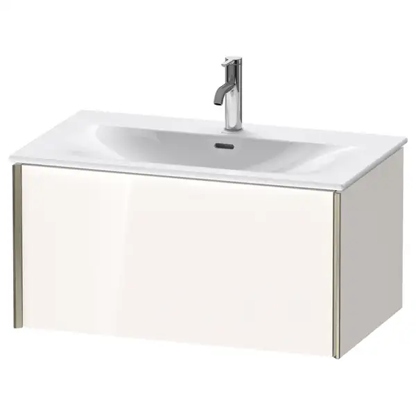 Тумба подвесная под раковину Duravit XViu 81 x 48 см, белый глянцевый (XV40340B122) фото 1 Aquada.com.ua