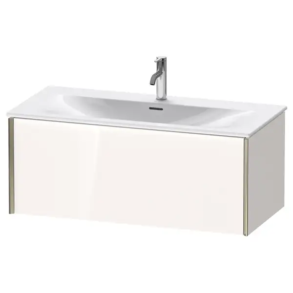 Тумба подвесная под раковину Duravit XViu 101 x 48 см, белый глянцевый (XV40350B122) фото 1 Aquada.com.ua