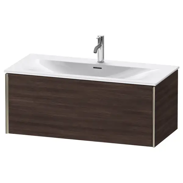 Тумба подвесная под раковину Duravit XViu 101 x 48 см, каштан тёмный (XV40350B153) фото 1 Aquada.com.ua