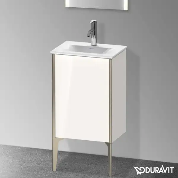 Тумба напольная под раковину Duravit XViu 43 x 31 см, белый глянцевый (XV4068LB122) фото 2 Aquada.com.ua