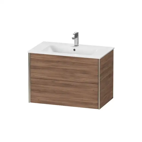 Тумба подвесная под раковину Duravit XViu 81 x 48 см, орех натуральный (XV41260B179) фото 1 Aquada.com.ua