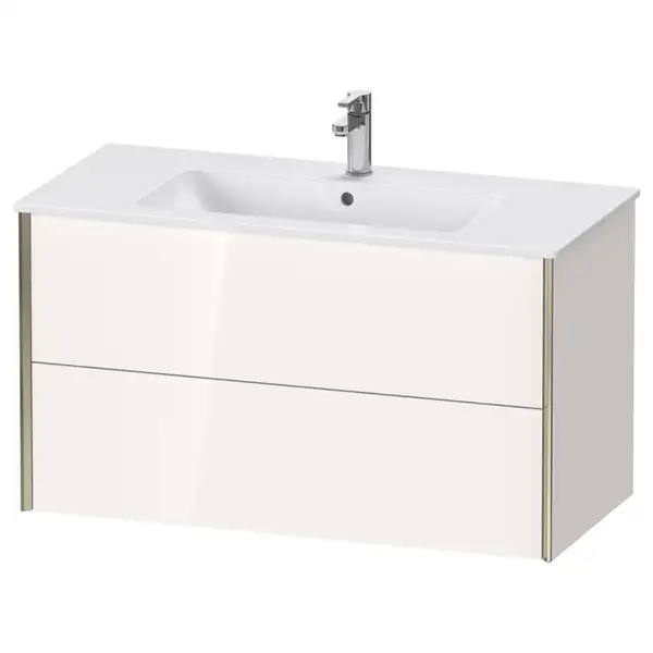 Тумба подвесная под раковину Duravit XViu 101 x 48 см, белый глянцевый (XV41270B122) фото 1 Aquada.com.ua