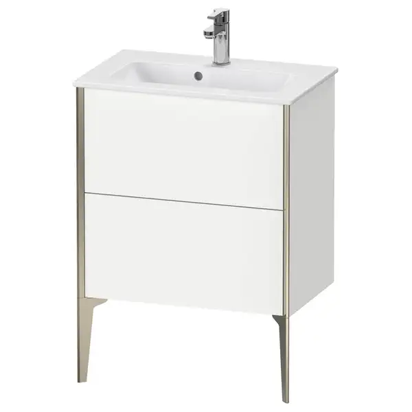 Тумба напольная под раковину Duravit XViu 61 x 39 см, белый матовый (XV44880B118) фото 1 Aquada.com.ua