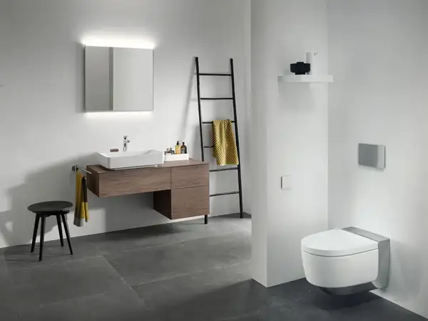 Тумба для накладной раковины Geberit VariForm 135 х 51 х h55 см, тёмный орех (501.192.00.1) фото 3 Aquada.com.ua