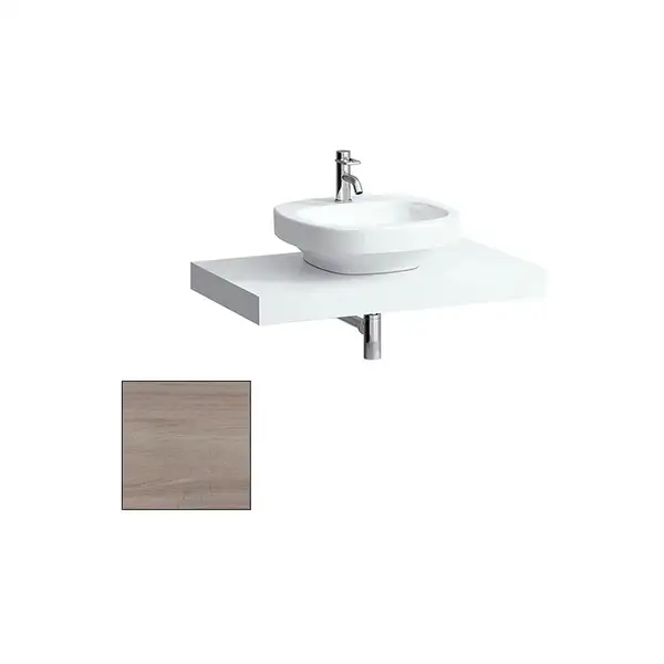 LAUFEN CASE столешница 895*80*520мм, с вырезом посредине, светлый дуб (H4051310755191) фото 1 Aquada.com.ua