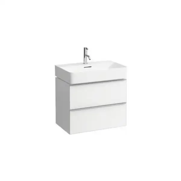 LAUFEN SPACE тумба 520*635* 385(410) под умывальник 8.1028.4, с компактным сифоном, белый матовый (H4101621601001) фото 1 Aquada.com.ua