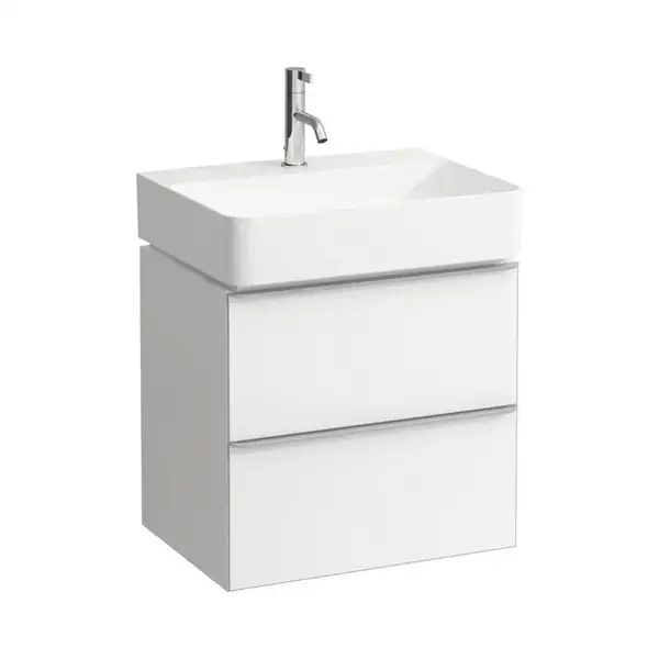 LAUFEN SPACE тумба 520*735*385 (410), с компактным сифоном, для умыв. 8.10.28.5 белая матовая (H4101821601001) фото 1 Aquada.com.ua