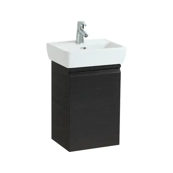 Тумба под умывальник 38 см петли слева Laufen Pro, венге (H4830110954231) фото 1 Aquada.com.ua