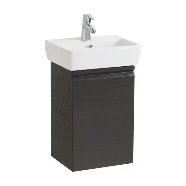 Тумба под умывальник 38 см петли справа Laufen Pro, венге (H4830120954231) фото 1 Aquada.com.ua