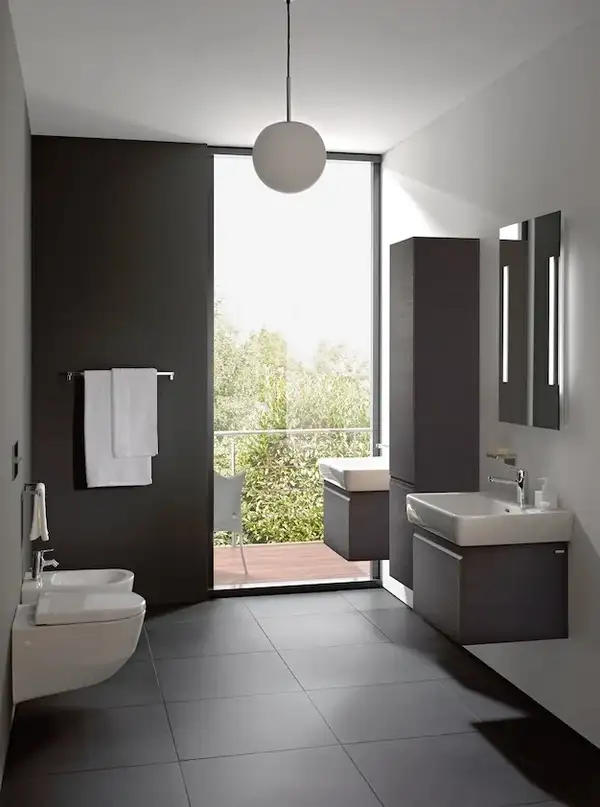 Тумба под умывальник 47 см Laufen Pro, венге (H4830240954231) фото 2 Aquada.com.ua