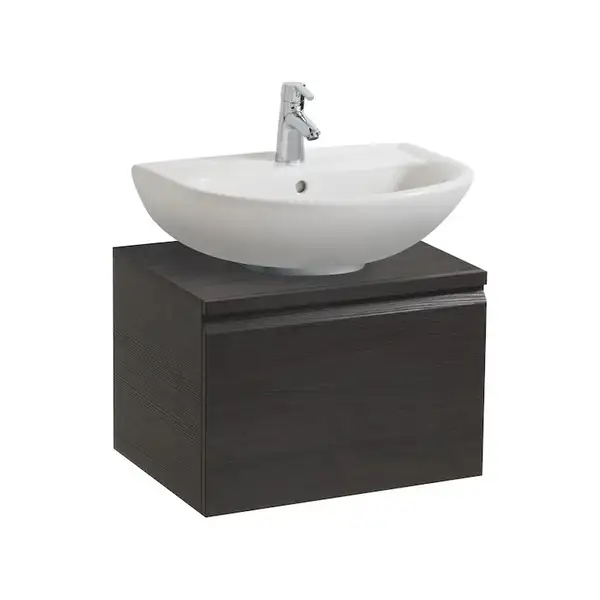 Тумба под умывальник 57 см Laufen Pro, венге (H4830350954231) фото 1 Aquada.com.ua