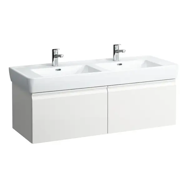 Тумба под умывальник 122 см Laufen Pro, белый глянцевый (H4830810954751) фото 1 Aquada.com.ua
