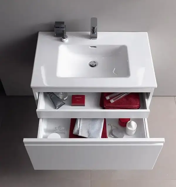 LAUFEN PRO S тумба, в комплекте с умывальником 100*50см, белый глянец (H8609654751041) фото 3 Aquada.com.ua