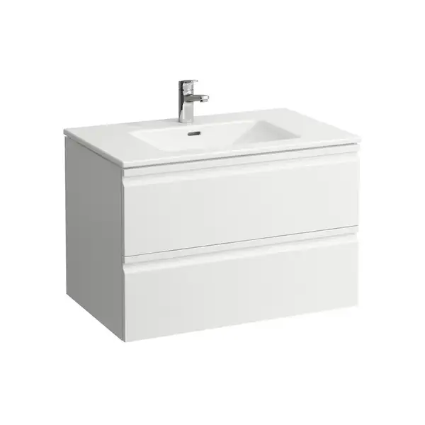 Тумба с умывальником 80 см Laufen Pro S, белый глянцевый (H8619634751041) фото 1 Aquada.com.ua