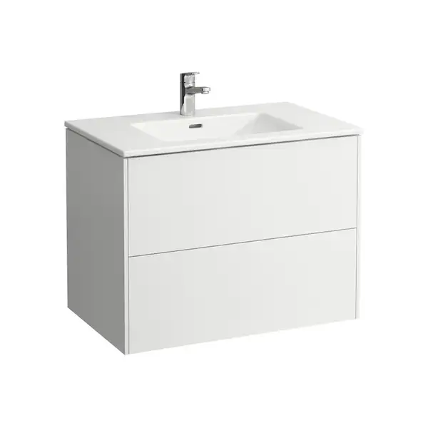 Тумба с умывальником 80 см Laufen Pro S, белый глянцевый (H8649612611041) фото 1 Aquada.com.ua