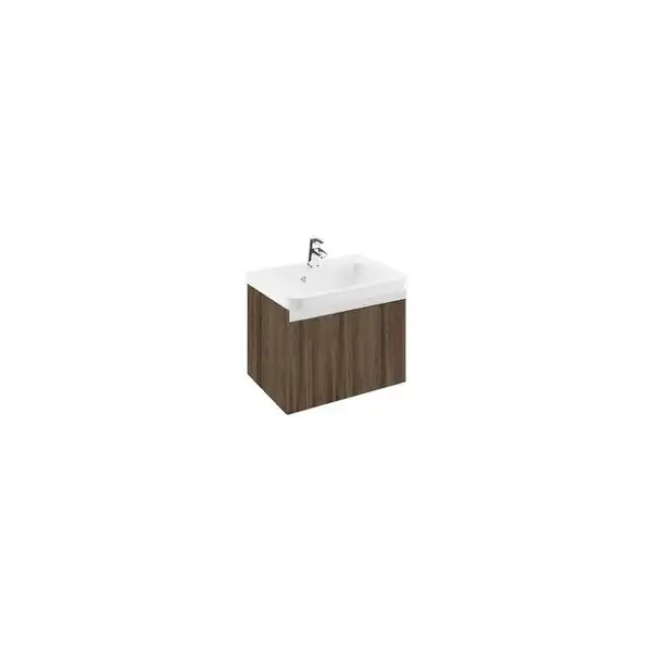 Тумба под раковину Ravak 10° 550х450х450 мм, темный орех (X000000735) фото 1 Aquada.com.ua