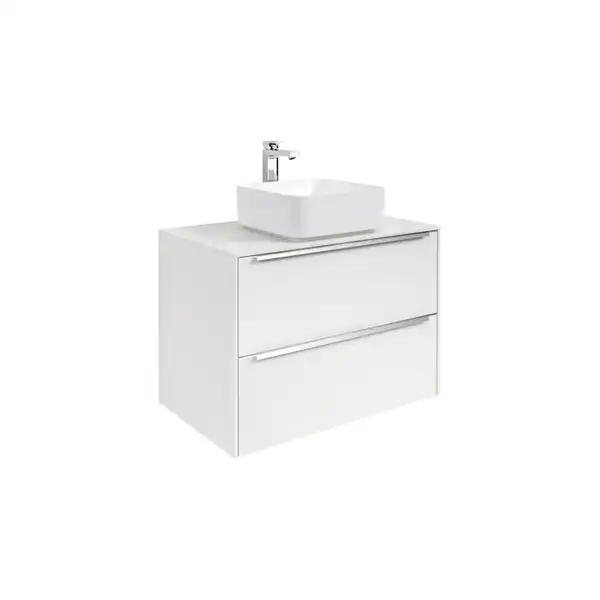Тумба Roca Inspira 800 х 498 х 674 мм (цвет отделки - 806 блестящий белый) (A851080806) фото 1 Aquada.com.ua
