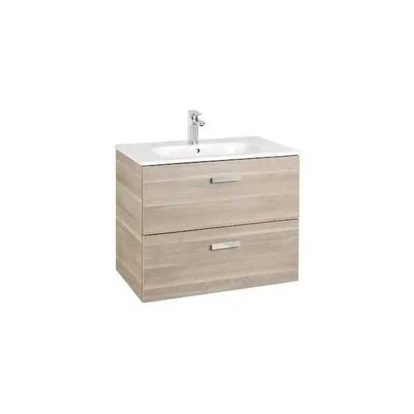 Тумба з умивальником Roca Victoria Basic 600х460, береза (A855854422)