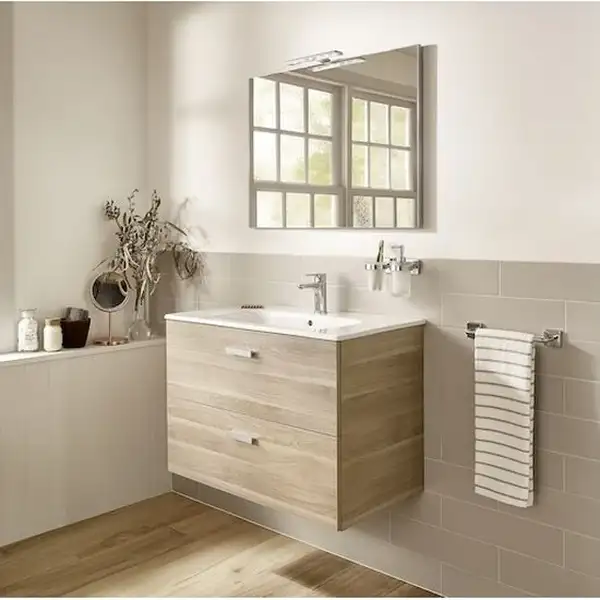 Тумба з умивальником Roca Victoria Basic 600х460, береза (A855854422)