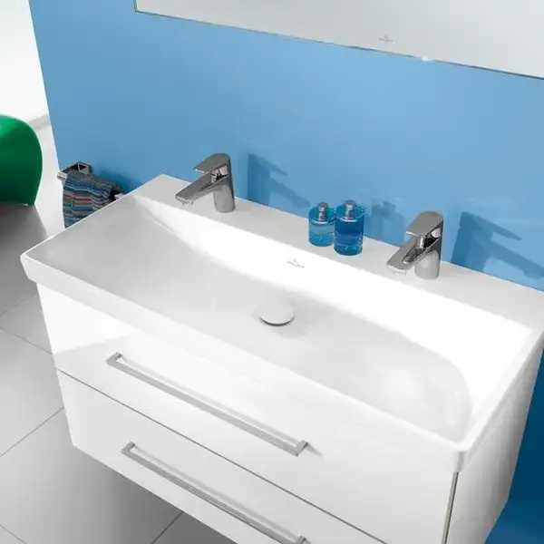 Тумба под раковину Villeroy & Boch Avento 980 x 514 mm белый глянец (A89200B4) фото 2 Aquada.com.ua