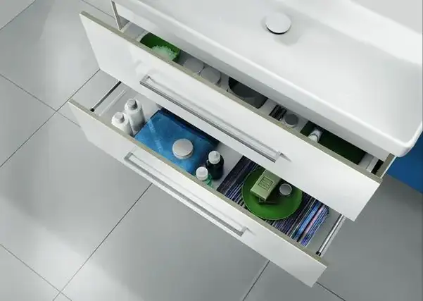 Тумба под раковину Villeroy & Boch Avento 980 x 514 mm белый глянец (A89200B4) фото 3 Aquada.com.ua