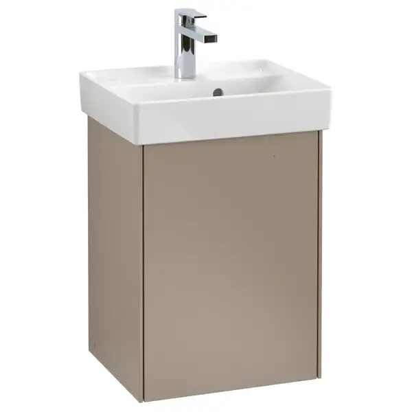 Тумба под умывальник петли слева 41 см Villeroy & Boch Collaro (Truffle Grey) (C00500VG) фото 1 Aquada.com.ua
