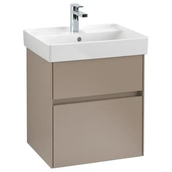 Тумба под умывальник 51 см Villeroy & Boch Collaro (Truffle Grey) (C00700VG) фото 1 Aquada.com.ua