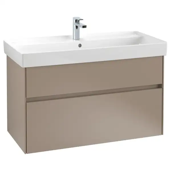 Тумба под умывальник 95,4 см Villeroy & Boch Collaro (Truffle Grey) (C01100VG) фото 1 Aquada.com.ua