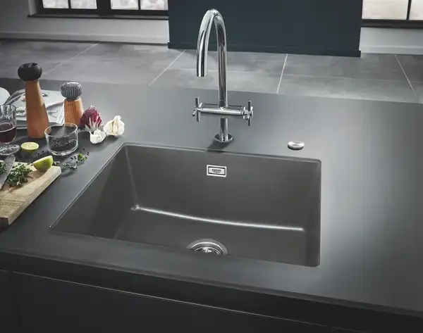 Grohe K700U Композитна мийка для кухні, гранітний сірий (31655AT0)