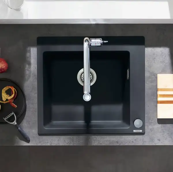 Hansgrohe S451 S510-F450 Кухонна мийка, Graphiteblack (43312170)