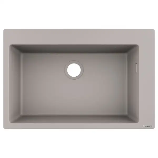 Кухонна мийка Hansgrohe S510-F660 770х510, Concretegrey (43313380)