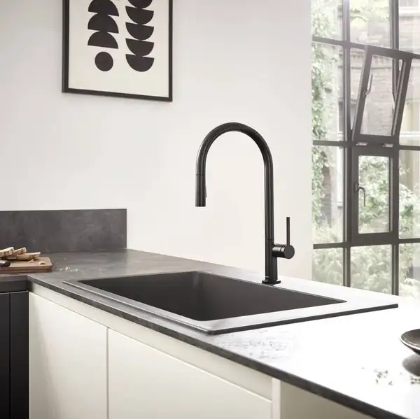 Кухонна мийка Hansgrohe S510-F660 770х510, Concretegrey (43313380)