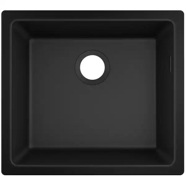 Кухонна мийка Hansgrohe S51 S510-U450 під стільницю 500х450, Graphiteblack (43431170)
