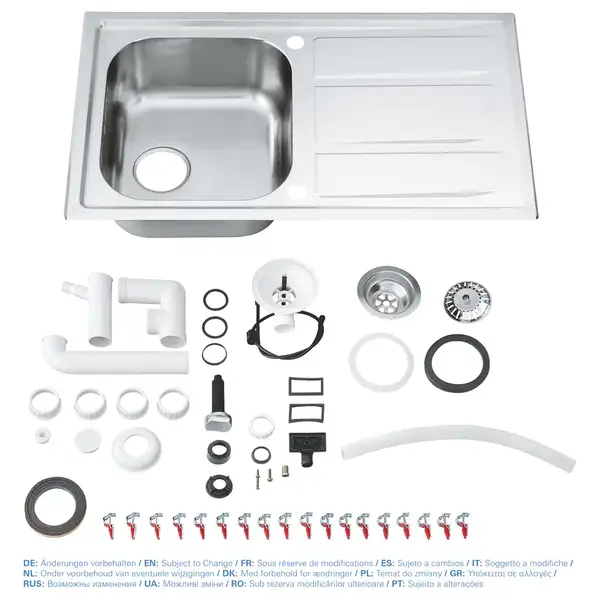 Мийка для кухні із нержавіючої сталі Grohe K400+ (31568SD0)