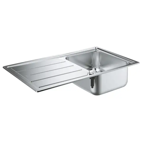 GROHE Мийка для кухні 860 x 500 мм з ексцентриком, 1 чаша, матова (31571SD0)
