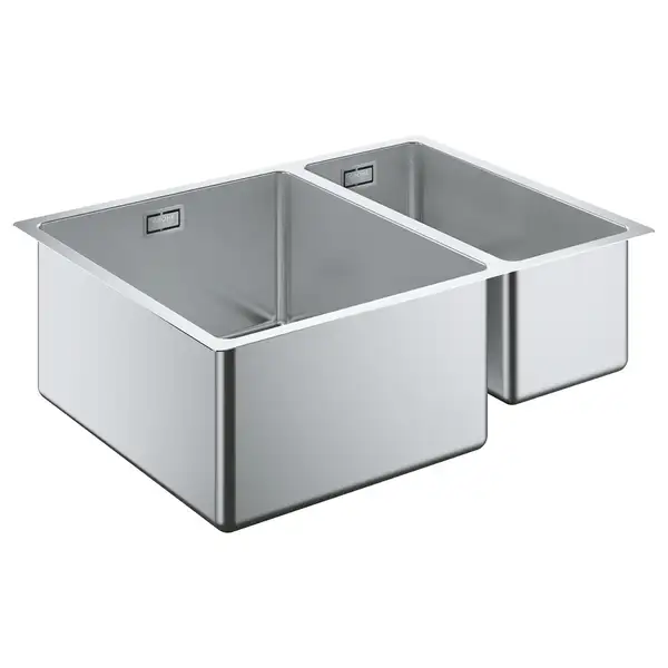 Кухонна мийка Grohe K700U 60-S 59.5/45 1.5 л, 1.5 чаші, сталь (31577SD1) (31577SD0)